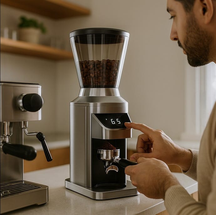 ramenzoni rm281s coffee bean grinder machine