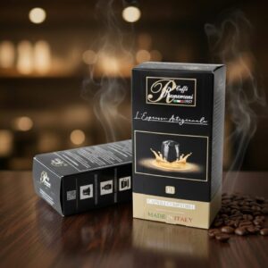 caffè ramenzoni capsules compatible with nespresso coffee machines, packaging of 10 pieces